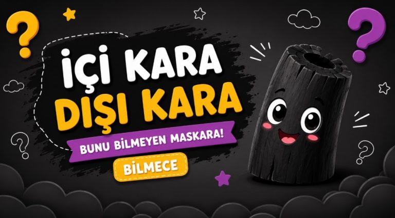 içi kara dışı kara bilmecesi